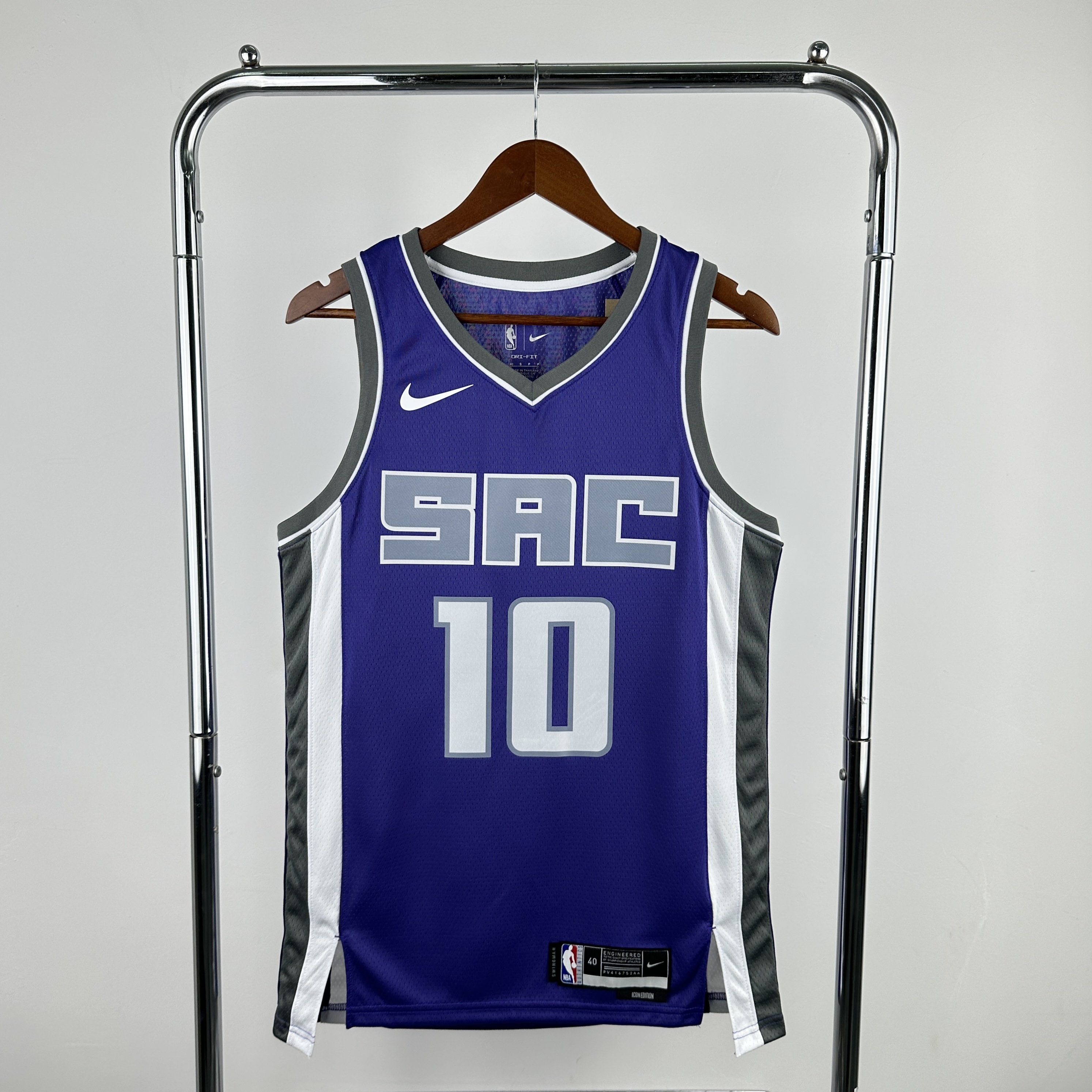 Men Sacramento Kings #10 DeRozan Purple Season Nike 2023 NBA Jersey
